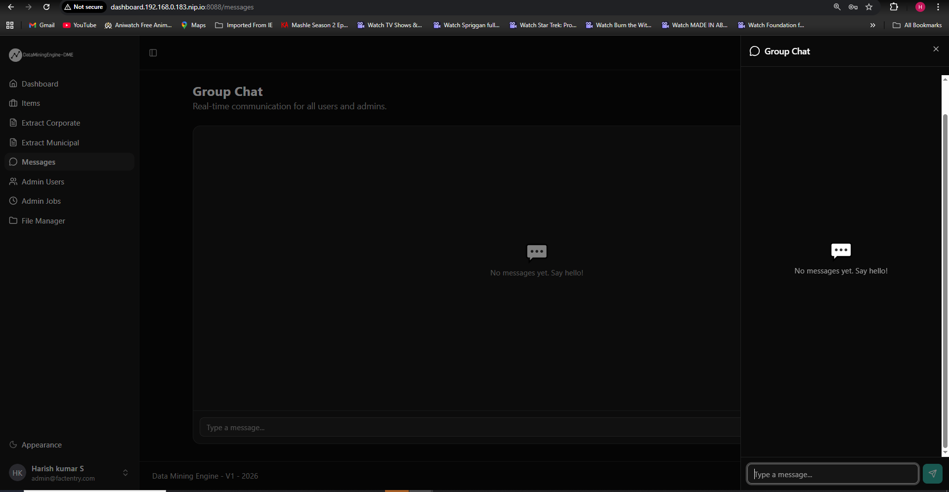 Side Chat Window