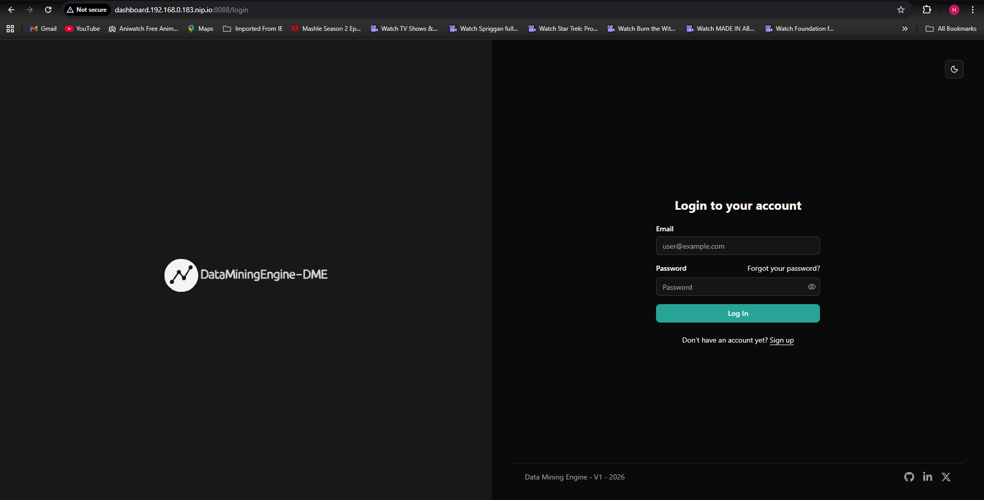 Login Page